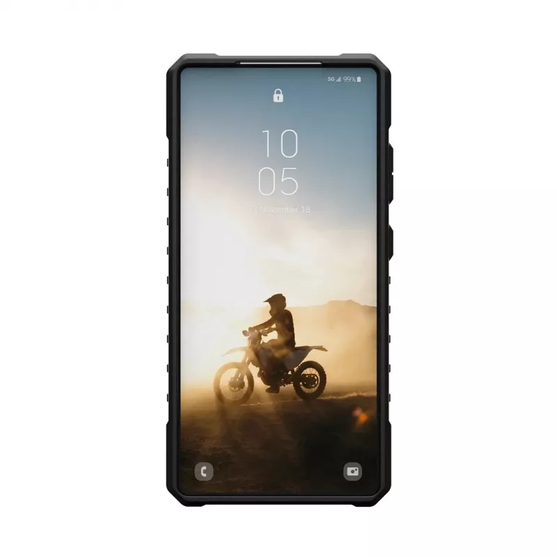 Urban Armor Gear Pathfinder Clear mobile phone case 17.3 cm (6.8) Cover Black, Silver
