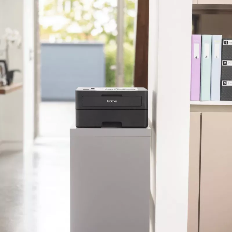Laser printer Brother HL-L2460DNYJ1 — A4 monochrome, 34 ppm, duplex, Ethernet, 128 MB, 251-sheet input