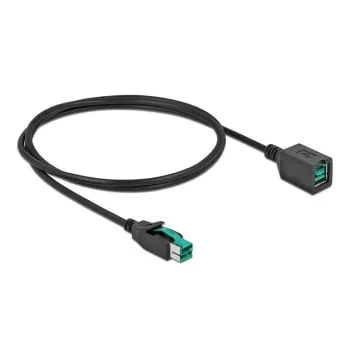 Powered USB extension cable DeLOCK 85980 12 V 1 m