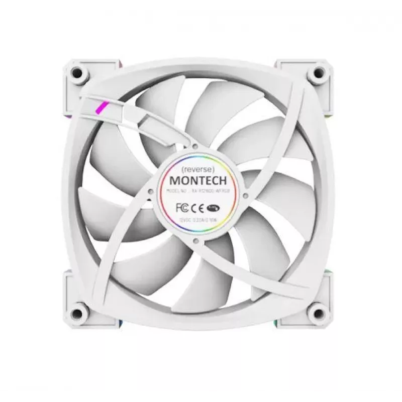 Montech RX120 PWM Computer case Fan 12 cm White 3 pc(s)