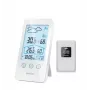 Sencor SWS 3000 W Charging Case Weather Station with Wireless Sensor, White
