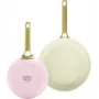 Frying pan set GreenPan CC008482-001 — aluminium, 20 cm & 26 cm, green/pink