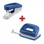 Paper punch and stapler set NOVUS E210 punch + E15 stapler, blue