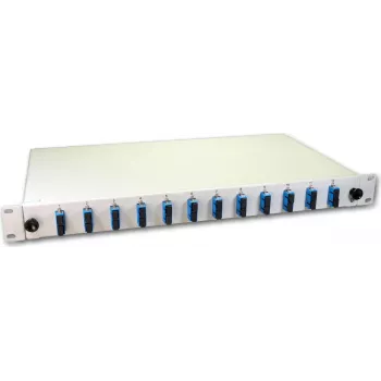 Lightwin LWL Splice Box, 24 Fibres, 12x DSC Singlemode, 9/125µm OS2 G657.A1 Pigtail Splice Boxes (SPBOX 24E09 OS2 DSC)
