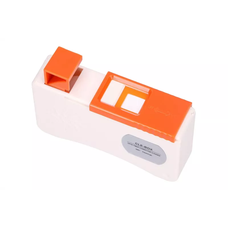 Extralink CLE-BOX Fiber Optic Connector Cleaning Cassette, High-Quality Microfiber Tape