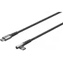 Goobay 64658 USB Cable 0,5 m USB 2.0 USB C Black - Grey (64658)