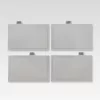 Maestro MR-1412-GREY Knife Set with Block and Cutting Board Set, Grey