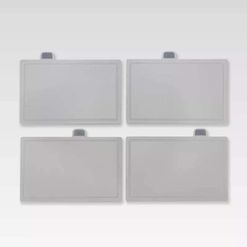 Maestro MR-1412-GREY Knife Set with Block and Cutting Board Set, Grey