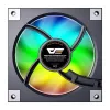 120mm Computer Fan Darkflash DM20 Black, 3‑pin connector, standard airflow
