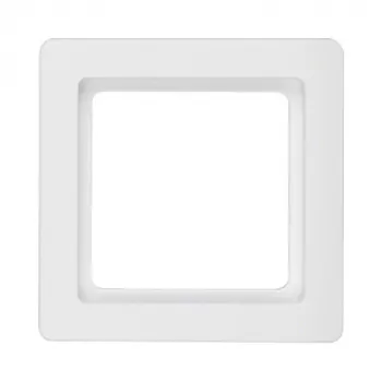 Wall plate (screwless) Berker 10116089, white, single-gang switch cover