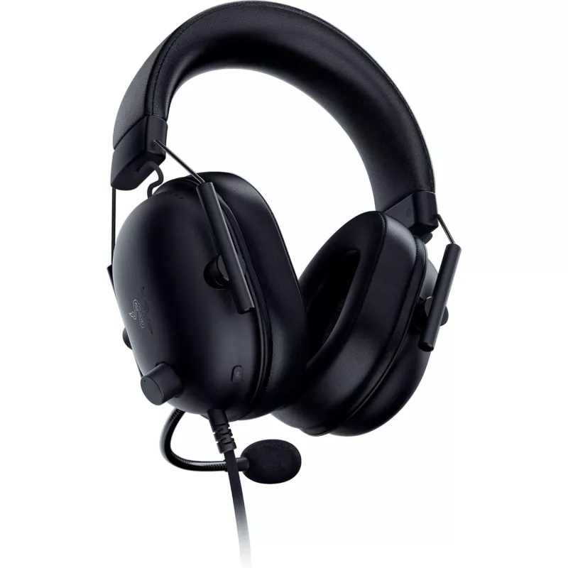 Wired gaming headset Razer BlackShark V2 X — binaural, 3.5 mm, 32 Ω, 12–28000 Hz, boom mic -42 dB, 270 g
