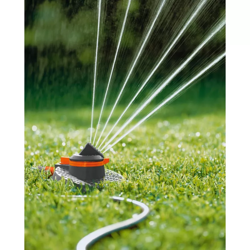 Comfort partial and full circle sprinkler Tango grey orange