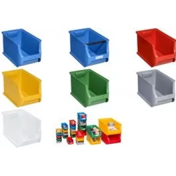 Storage bin allit ProfiPlus Box 4H transparent – plastic parts bin, stackable, 30 kg load capacity