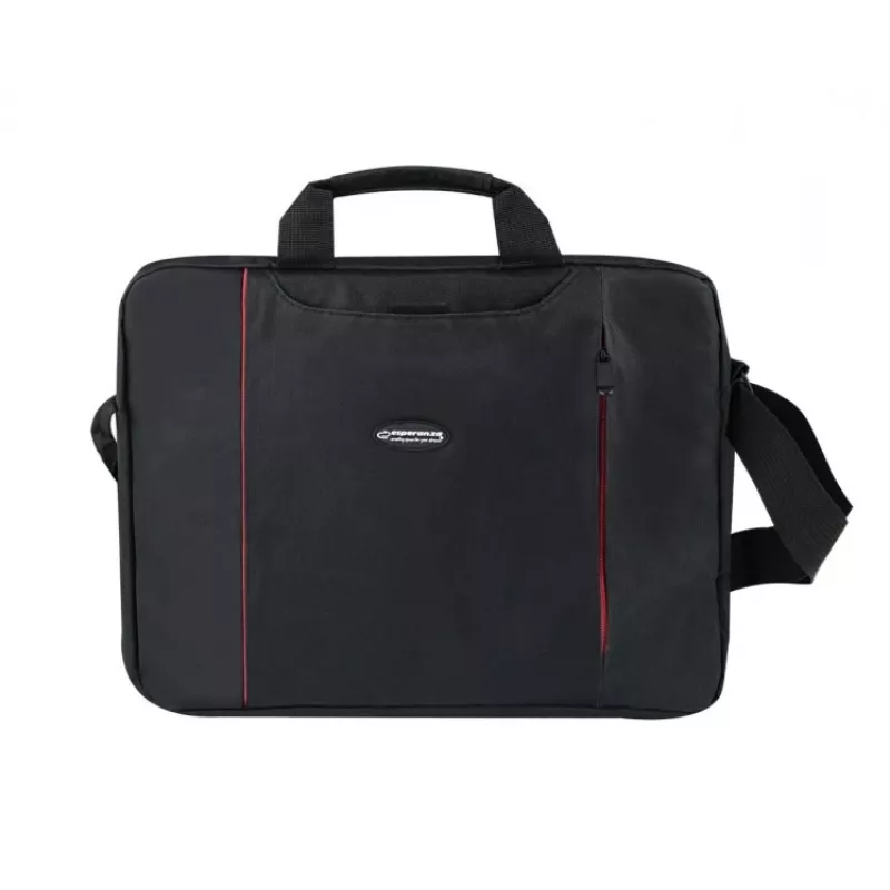 Esperanza SALERNO 39.6 cm (15.6) Toploader bag Black, Red