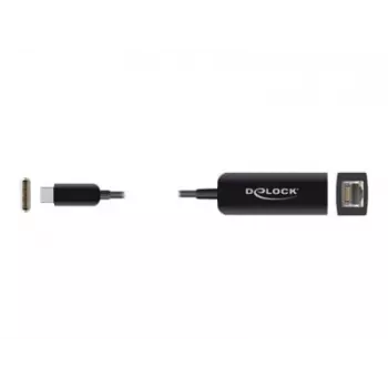 Adapter USB Type-C male to 2.5 Gigabit LAN compact DeLOCK 66645