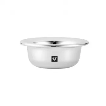 Shaving bowl ZWILLING 47204-000-0 stainless steel, durable shaving mug for lathering