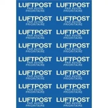 Self-adhesive label HERMA 15035 Blue White