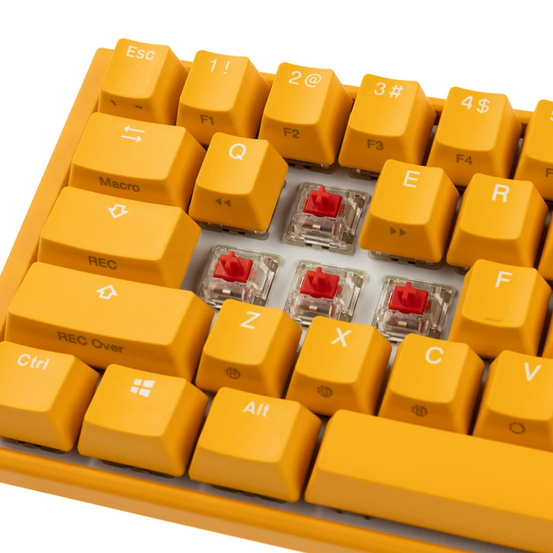 Ducky One 3 Yellow SF keyboard Gaming USB QWERTY US English