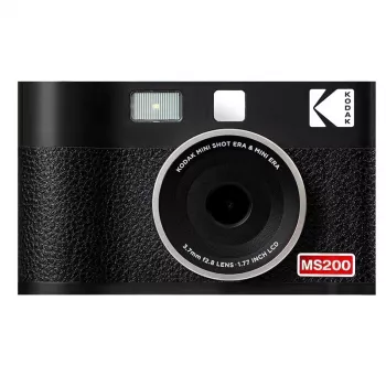 Instant camera Kodak Mini Shot 2 Era — portable instant photo camera with built-in printer, black