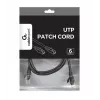 Networking cable Gembird PP6U-1M RJ-45 Cat6 1m Black