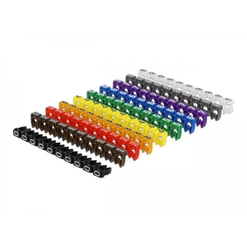 Cable clamp DeLOCK 18304 Assorted colours