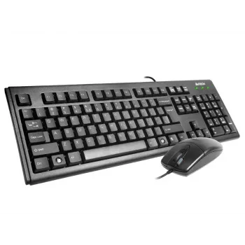 A4Tech Km-72620D - Keyboard-and-Mouse-Set - USB - US - Black