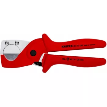 Knipex 90 25 185 - Rohrschneider - Steel - Plastic - Red - 1,2 cm - 18,5 cm (90 25 185)
