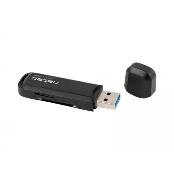 Card reader NATEC Scarab 2 USB 3.2 Gen 1 Type-A — MicroSD/SD support, 5000 Mbit/s, black