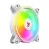 SAVIO FAN-01 WHITE 4-pack 120mm ARGB fan including controller and remote control