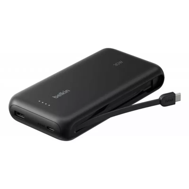 Portable power bank Belkin GAMING POWERBANK 20000mAh with integrated USB-C cable 30W