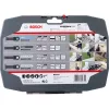 Bosch Starlock Best of Heavy Duty Sets, 4-Piece, Blade set, Metal, Wood, Black, Box