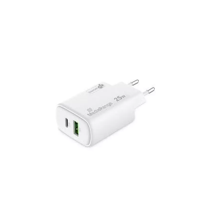 Power Adapter USB/USB-C 25W/FAST MRMA112-2 Mediarange