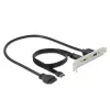 Slot Bracket DeLOCK 89934 with 1 x USB Type-C and 1 x USB Type-A Port