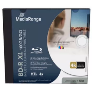 BD-R XL MediaRange MR520 100GB 4X - Blu-ray recordable disc, single-layer XL capacity