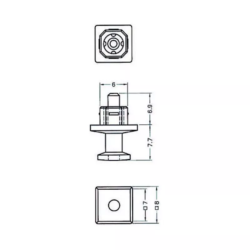 Socket safety cover DeLOCK 64023