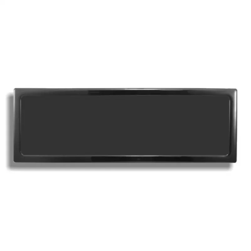 Dust filter DEMCiflex Triple 120mm O/D for computer vents, black, 120×360 mm