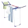 Clothes horse Leifheit Pegasus 180 Maxx Winged — floor-standing drying rack, 18 m drying space, adjustable height 1080–1280 mm, 550×1100×1280 mm, blue/white