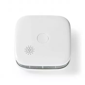 Smoke detector Nedis WIFIDS21WT smart Wi‑Fi smoke sensor for home safety