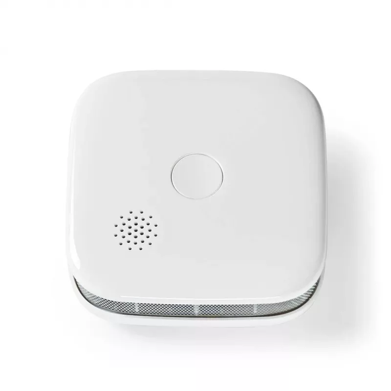 Smoke detector Nedis WIFIDS21WT smart Wi‑Fi smoke sensor for home safety