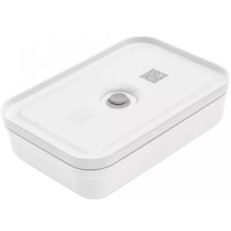Lunch container ZWILLING FRESH & SAVE 1 L, plastic with silicone seal, grey/white