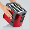 Toaster Severin AT 2217 2 slice 800 W Black Red
