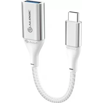 Alogic Super Ultra - USB-Adapter - 24 pin USB-C (M) to USB Type A (W) - USB 3,1 Gen 1 - 3 A - 15cm - Silver (ULCAA-SLV)