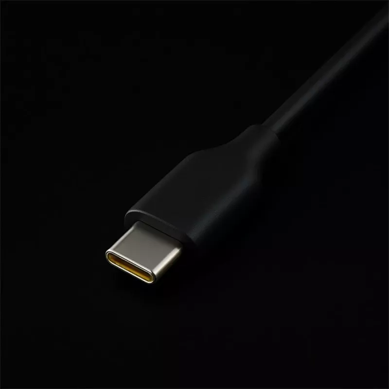 GaN Laptop Charger QOLTEC 52419 65W USB-C PD 5V/20V 3A/3.25A, 220–240V, 1.8m cable, black