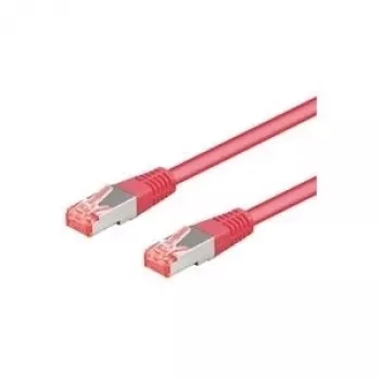 Wentronic Goobay CAT 6a Patch Cable, S/FTP (PiMF), Magenta, 3 m - LSZH Halogen-Free, Copper (93784)