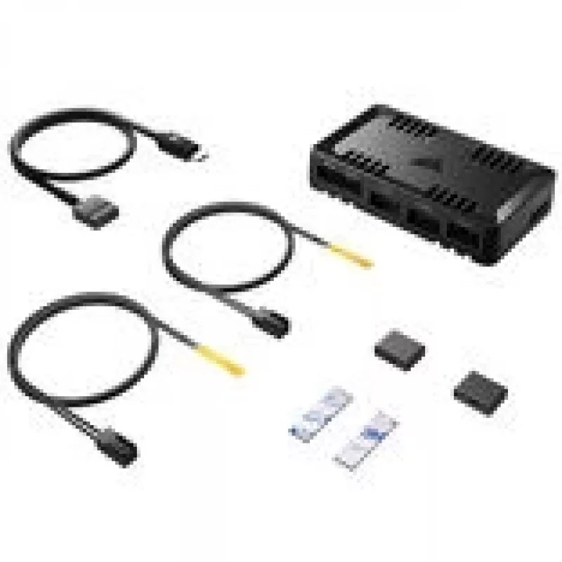Fan controller CORSAIR COMMANDER DUO ARGB iCUE LINK Hybrid — addressable RGB, iCUE integration