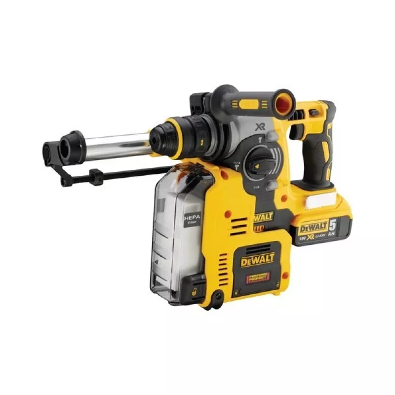 DeWALT Battery-Combination Hammer DCH275P2, 18 Volt, Rotary Hammer 1100 RPM SDS Plus