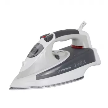 Esperanza CHINO EHI009 steam iron 2400 W, ceramic soleplate, 0.3 L tank, steam & dry ironing, 220–240 V, 50–60 Hz, 1.5 m cord, white
