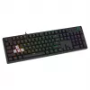 Gaming keyboard SAVIO STYX BROWN — mechanical Outemu Brown, QZERTY US International, RGB, USB, full-size 104 keys, black