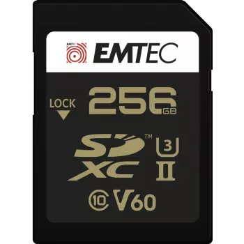 Memory Card Emtec 256GB SDXC UHS-II ECMSD256GUHS2V60