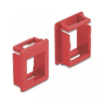 Mounting kit DELOCK 86762, red plastic, model 86762, plastic material